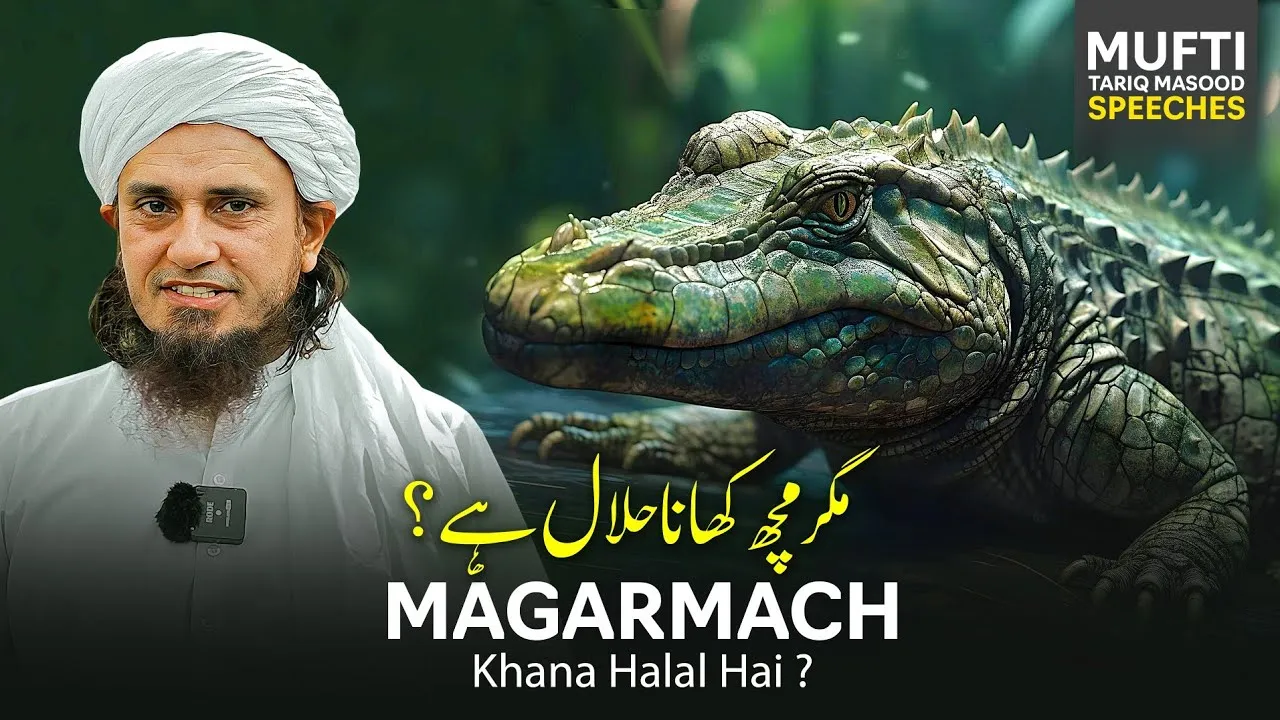 Magarmach Khana Halal Hai | Mufti Tariq Masood Speeches